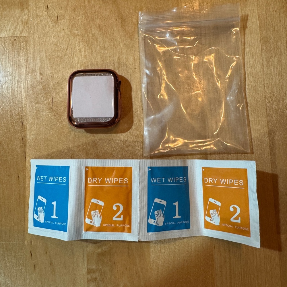 Apple Watch Series 7 screen protector- pink